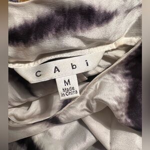 Cabi Tie-Dye Silk Blouse